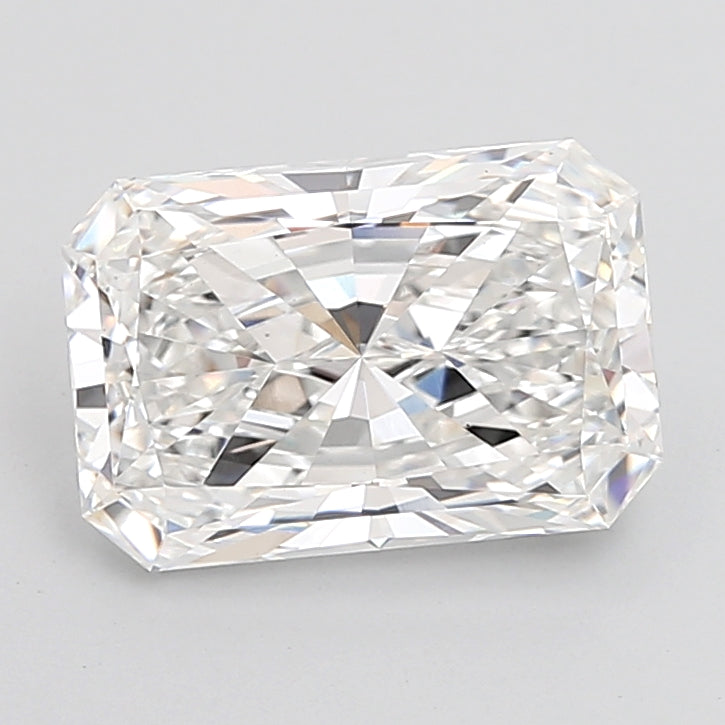 4.06 Carat Radiant Shaped, Excellent Cut, E Color, VS1 Clarity, IGI Certified Lab Grown Diamond