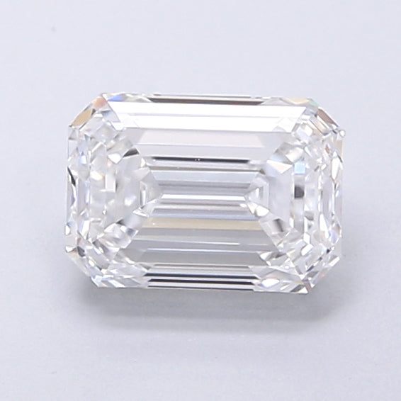 0.94 Carat Emerald Shaped, Very Good Cut, E Color, VVS2 Clarity, IGI Certified Lab Grown Diamond