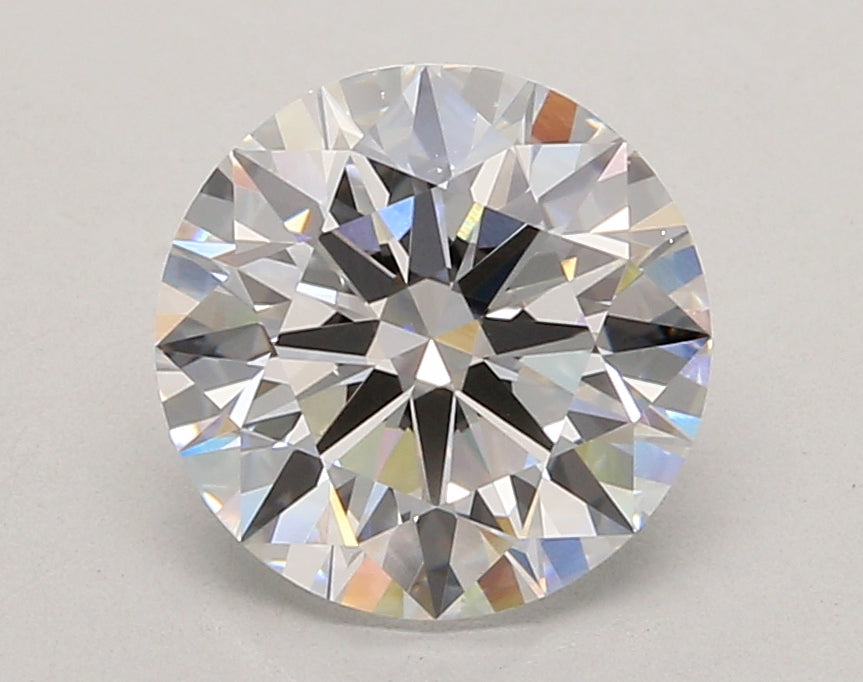 3.05 Carat Round Shaped, Ideal Cut, D Color, VVS1 Clarity, IGI Certified Lab Grown Diamond