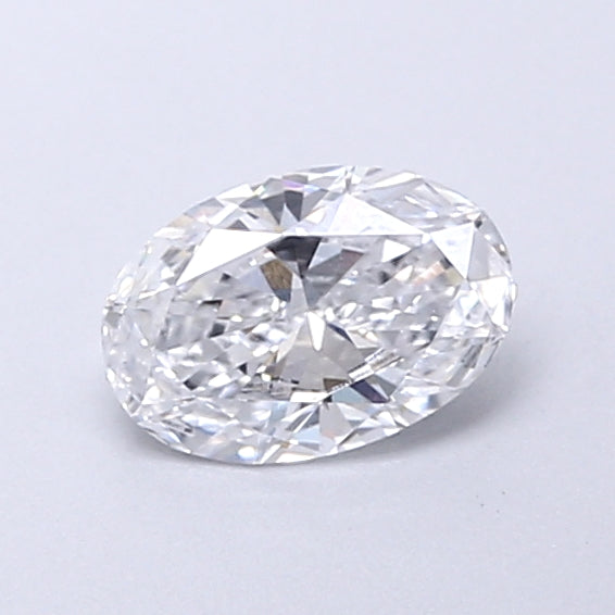 0.48 Carat Oval Shaped, Very Good Cut, D Color, VVS2 Clarity, IGI Certified Lab Grown Diamond