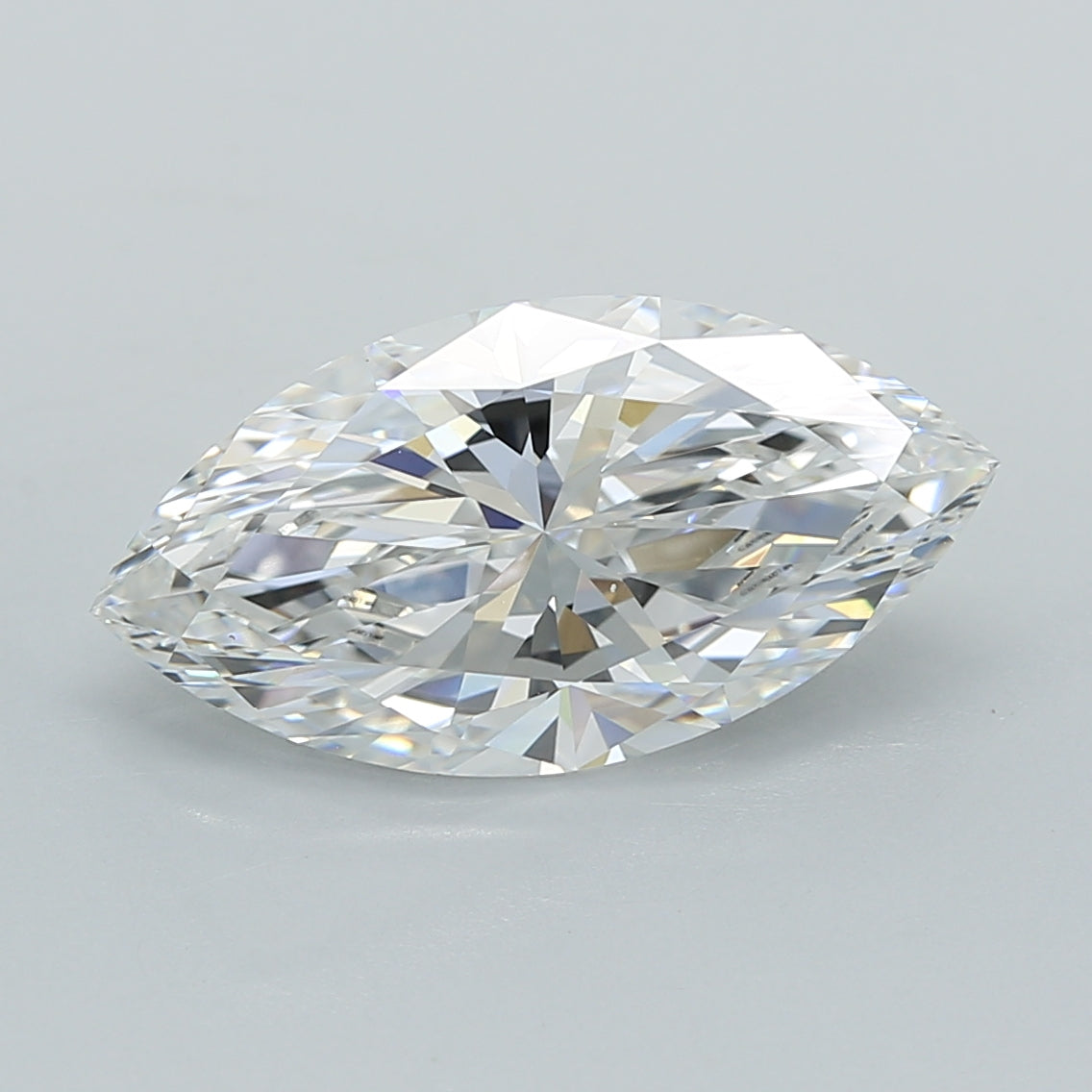 2.98 Carat Marquise Shaped, Ideal Cut, E Color, VVS2 Clarity, IGI Certified Lab Grown Diamond