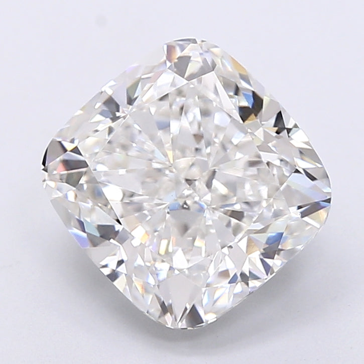 4.02 Carat Cushion Shaped, Very Good Cut, F Color, VVS2 Clarity, IGI Certified Lab Grown Diamond