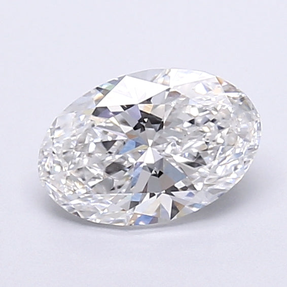 1.00 Carat Oval Shaped, Very Good Cut, D Color, VVS2 Clarity, IGI Certified Lab Grown Diamond