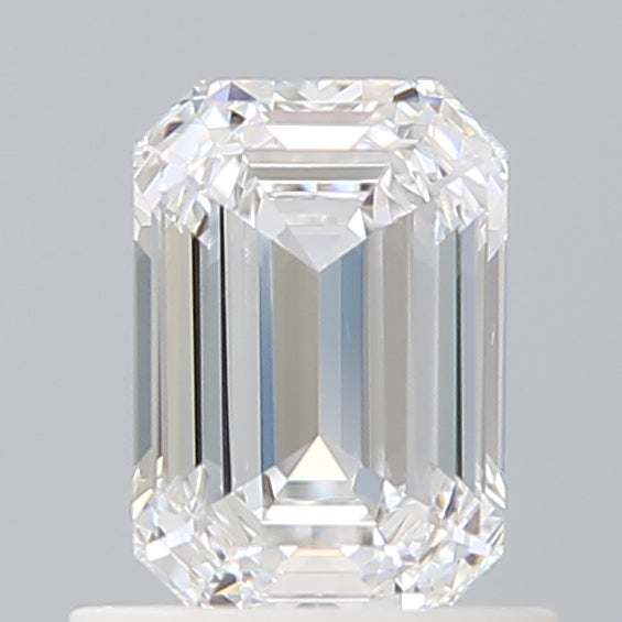 0.92 Carat Emerald Shaped, Ideal Cut, D Color, VS1 Clarity, IGI Certified Lab Grown Diamond