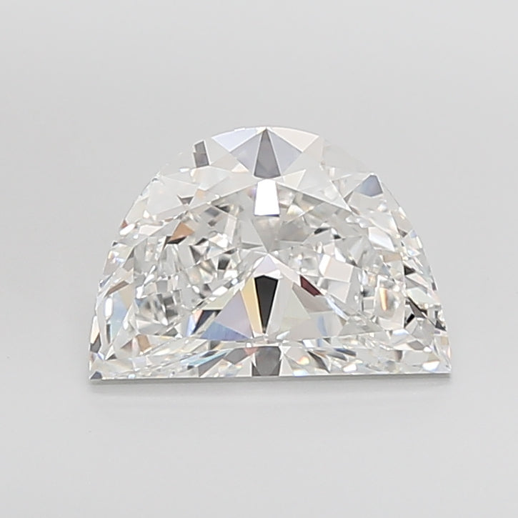 5.05 Carat Half Moon Shaped, Very Good Cut, E Color, VVS2 Clarity, IGI Certified Lab Grown Diamond