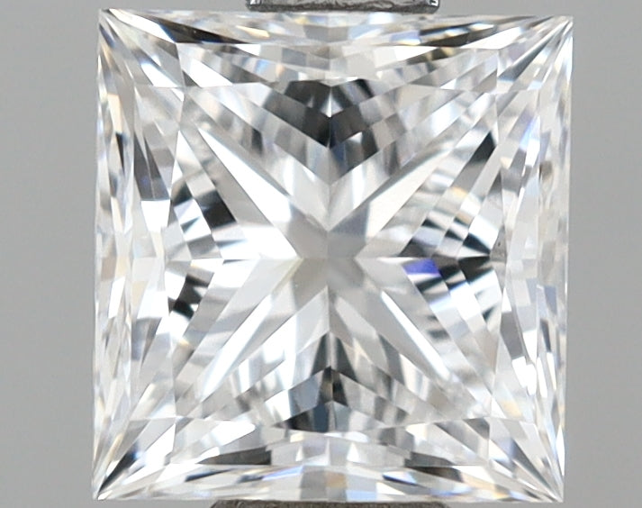 1.07 Carat Princess Shaped, Ideal Cut, D Color, VVS1 Clarity, IGI Certified Lab Grown Diamond