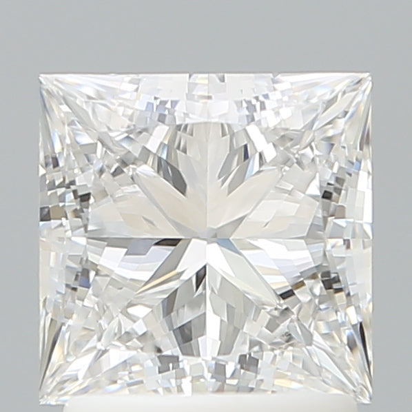 1.83 Carat Princess Shaped, Ideal Cut, E Color, VVS2 Clarity, IGI Certified Lab Grown Diamond