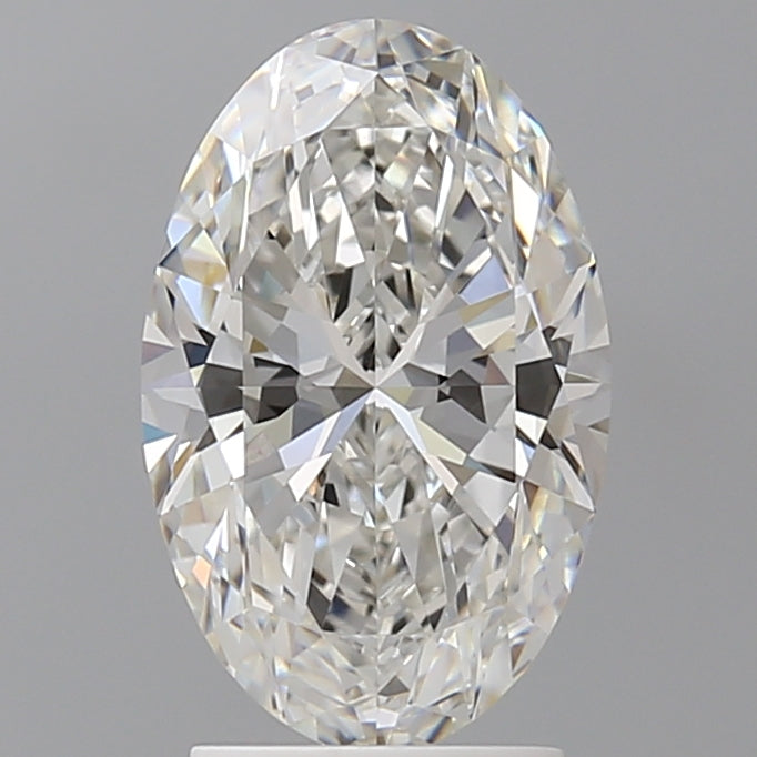 2.59 Carat Oval Shaped, Ideal Cut, F Color, VVS2 Clarity, IGI Certified Lab Grown Diamond