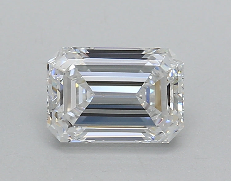 1.02 Carat Emerald Shaped, Excellent Cut, D Color, VS1 Clarity, IGI Certified Lab Grown Diamond