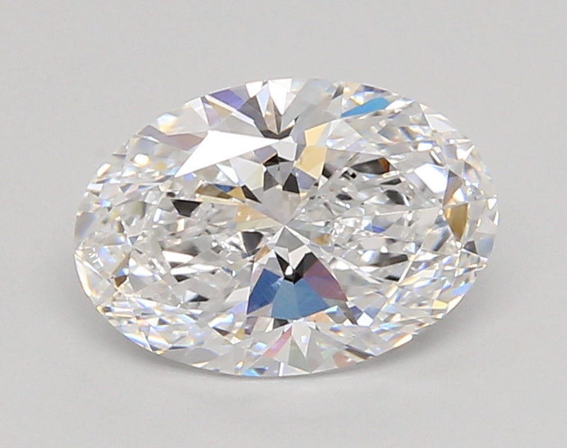 2.05 Carat Oval Shaped, Ideal Cut, D Color, VVS1 Clarity, IGI Certified Lab Grown Diamond