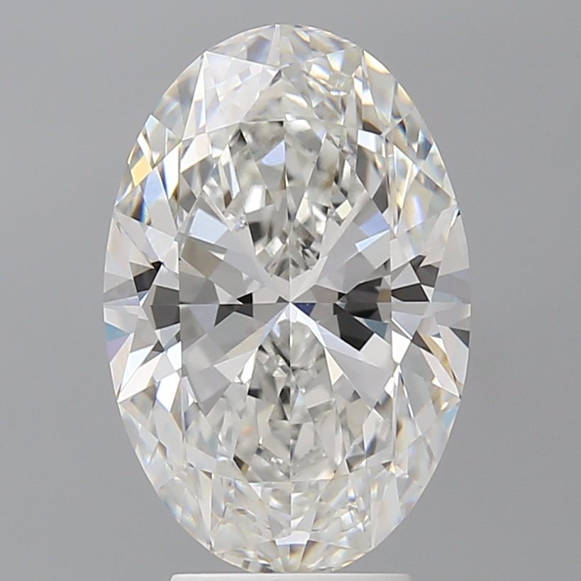 4.58 Carat Oval Shaped, Ideal Cut, E Color, VVS2 Clarity, IGI Certified Lab Grown Diamond