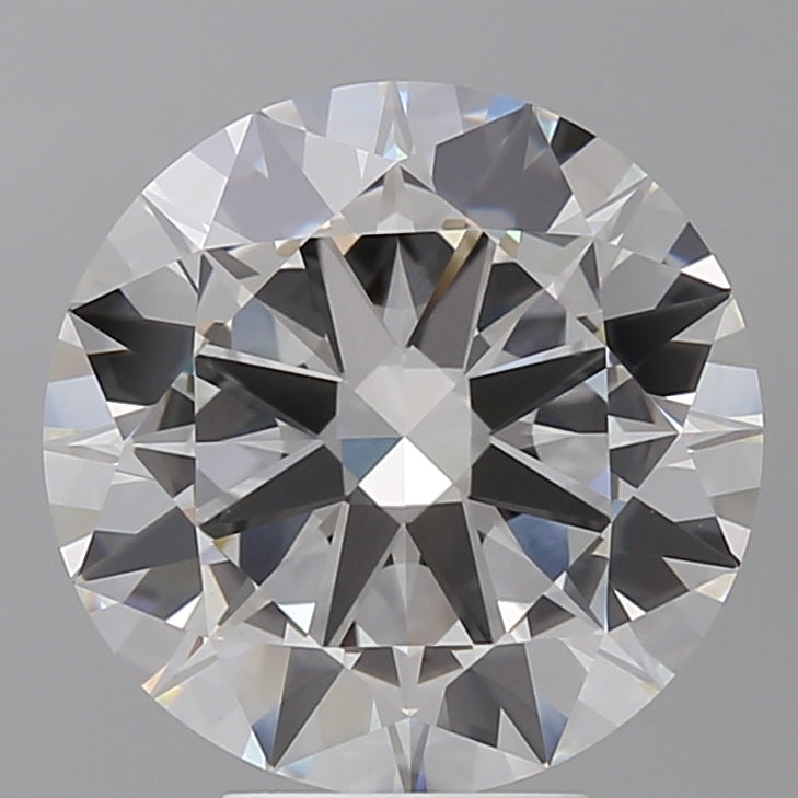 5.55 Carat Round Shaped, Excellent Cut, E Color, VVS2 Clarity, IGI Certified Lab Grown Diamond