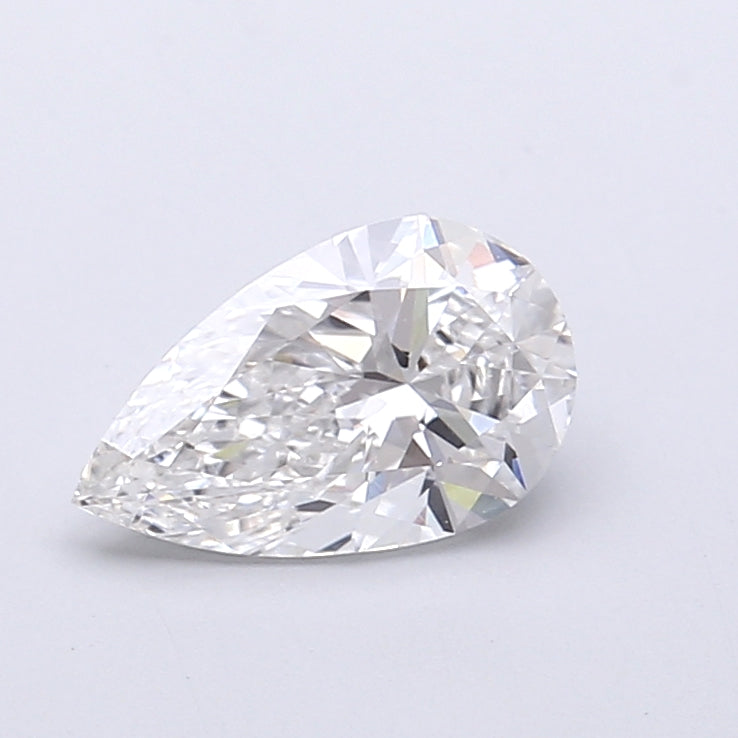 1.04 Carat Pear Shaped, Very Good Cut, E Color, VVS2 Clarity, IGI Certified Lab Grown Diamond