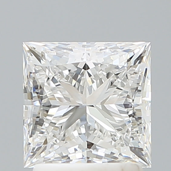 2.00 Carat Princess Shaped, Ideal Cut, E Color, VVS1 Clarity, IGI Certified Lab Grown Diamond