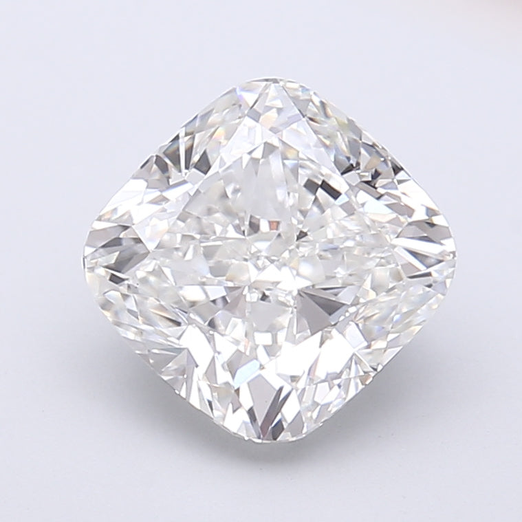 3.07 Carat Cushion Shaped, Very Good Cut, F Color, VVS2 Clarity, IGI Certified Lab Grown Diamond