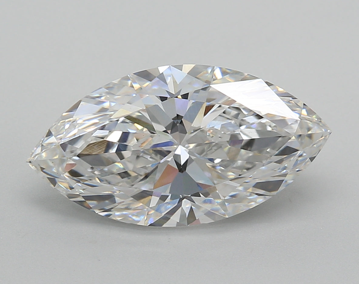 4.01 Carat Marquise Shaped, Very Good Cut, E Color, VS1 Clarity, IGI Certified Lab Grown Diamond