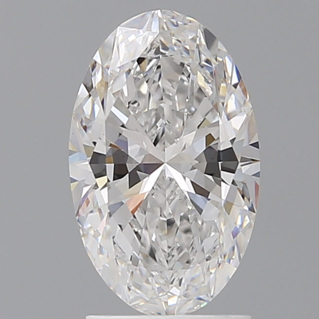 2.10 Carat Oval Shaped, Ideal Cut, D Color, VS1 Clarity, IGI Certified Lab Grown Diamond