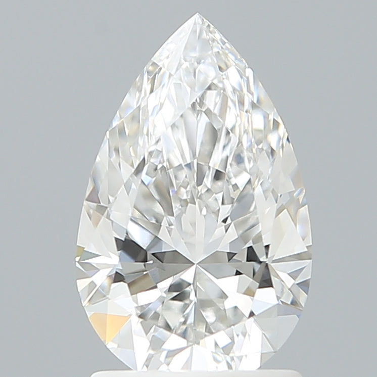 1.56 Carat Pear Shaped, Ideal Cut, E Color, VVS1 Clarity, IGI Certified Lab Grown Diamond