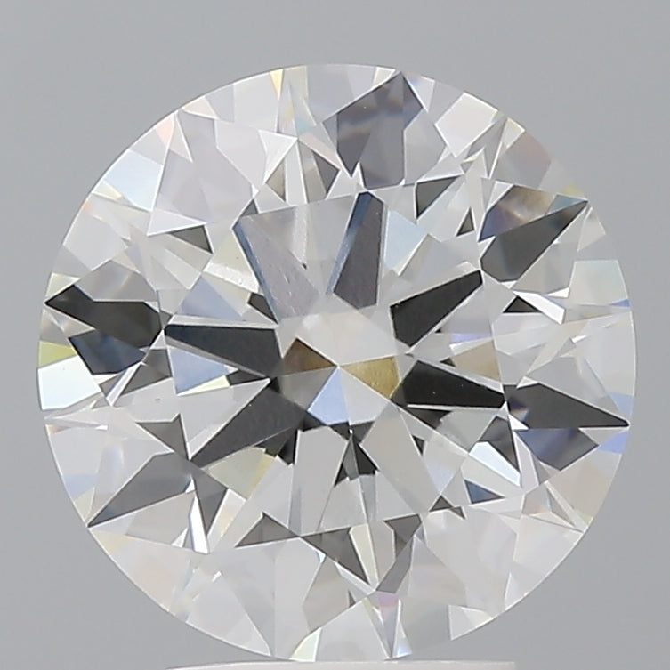 4.02 Carat Round Shaped, Ideal Cut, E Color, VVS2 Clarity, IGI Certified Lab Grown Diamond