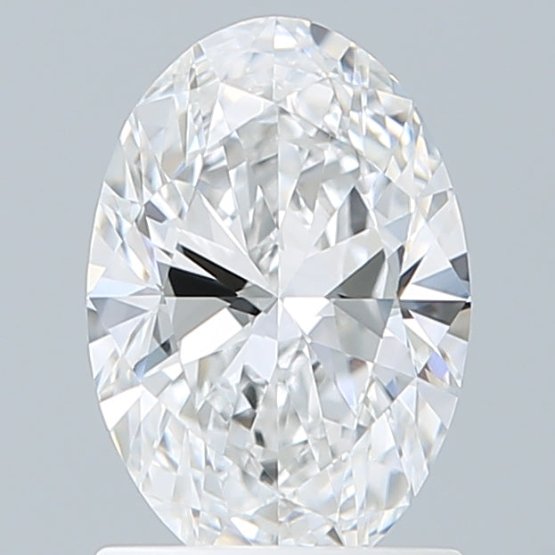 1.22 Carat Oval Shaped, Ideal Cut, D Color, VVS2 Clarity, IGI Certified Lab Grown Diamond