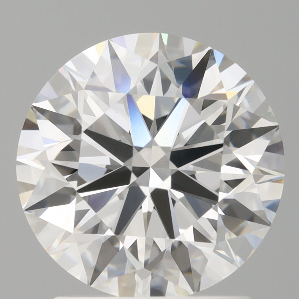 2.04 Carat Round Shaped, Excellent Cut, E Color, VS1 Clarity, IGI Certified Lab Grown Diamond