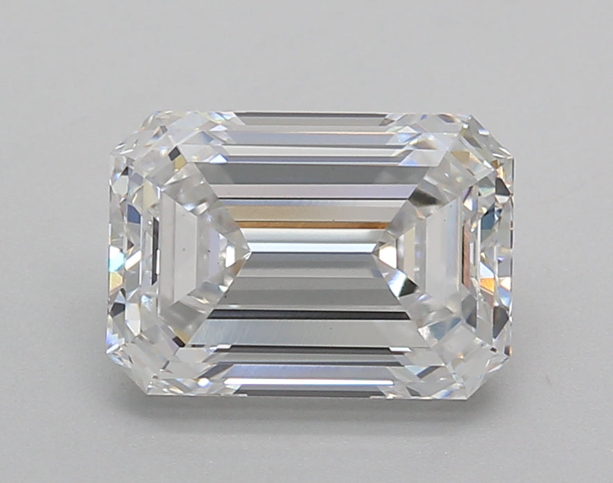 2.51 Carat Emerald Shaped, Very Good Cut, D Color, VS1 Clarity, IGI Certified Lab Grown Diamond