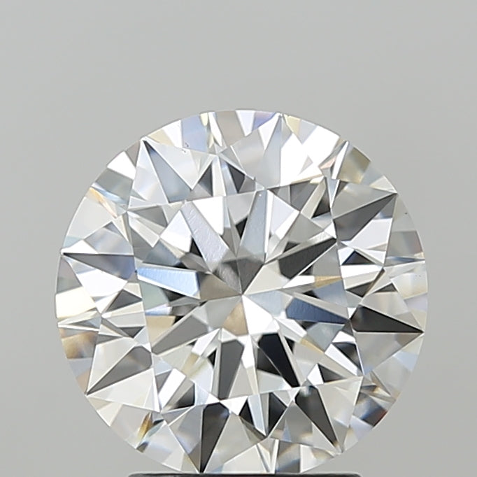 3.07 Carat Round Shaped, Ideal Cut, F Color, VVS2 Clarity, IGI Certified Lab Grown Diamond