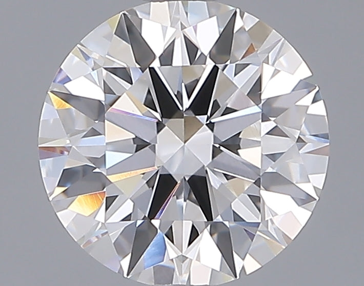 2.05 Carat Round Shaped, Ideal Cut, D Color, VVS2 Clarity, IGI Certified Lab Grown Diamond
