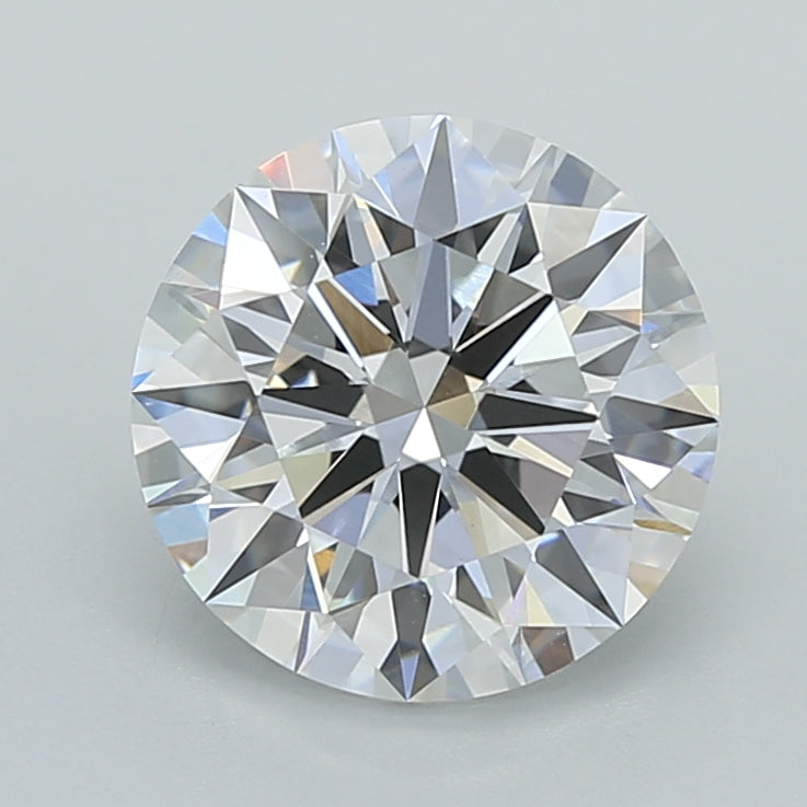 2.06 Carat Round Shaped, Ideal Cut, F Color, VVS2 Clarity, IGI Certified Lab Grown Diamond