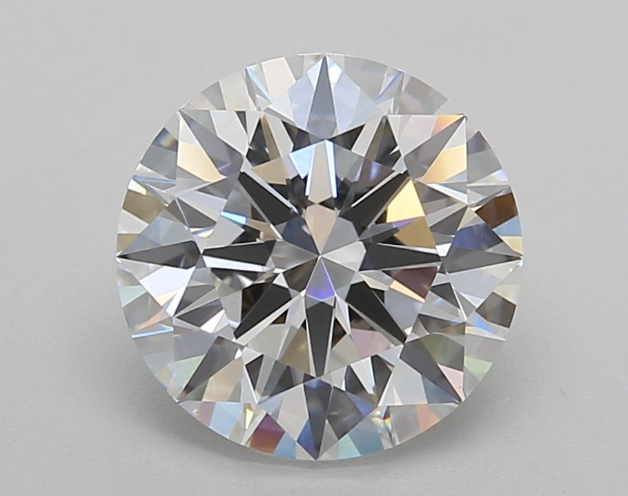 3.02 Carat Round Shaped, Ideal Cut, E Color, VVS2 Clarity, IGI Certified Lab Grown Diamond