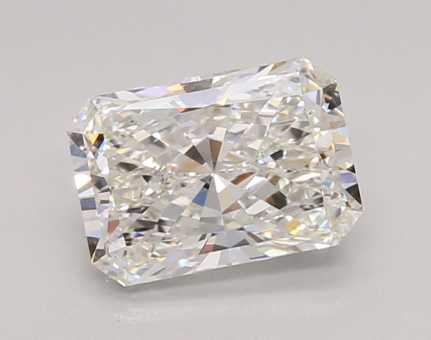 2.05 Carat Radiant Shaped, Ideal Cut, E Color, VVS2 Clarity, IGI Certified Lab Grown Diamond
