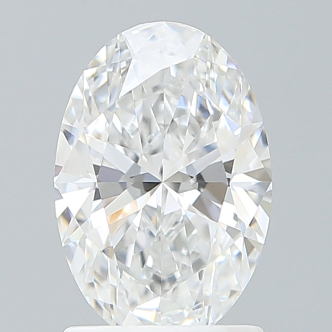 1.51 Carat Oval Shaped, Ideal Cut, D Color, VVS2 Clarity, IGI Certified Lab Grown Diamond