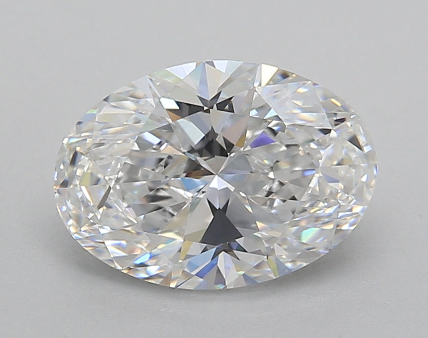 2.02 Carat Oval Shaped, Excellent Cut, D Color, VVS2 Clarity, IGI Certified Lab Grown Diamond