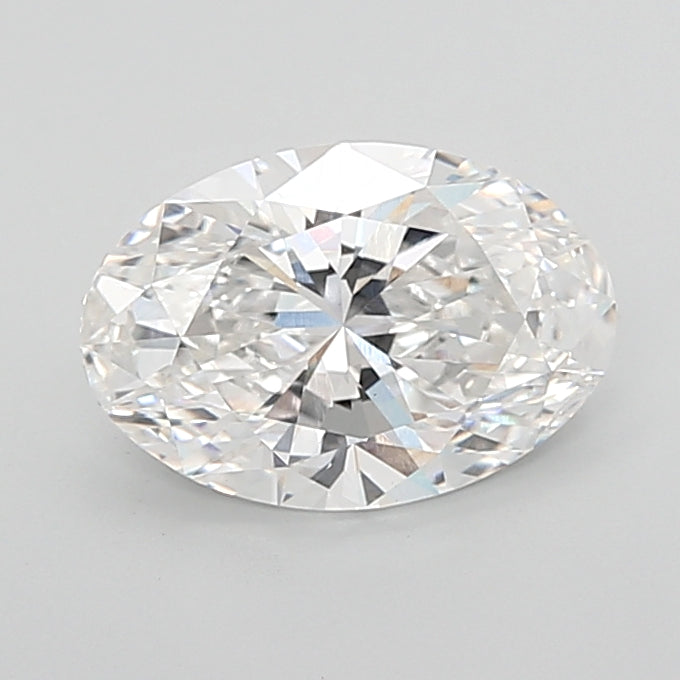 3.06 Carat Oval Shaped, Ideal Cut, E Color, VVS2 Clarity, IGI Certified Lab Grown Diamond