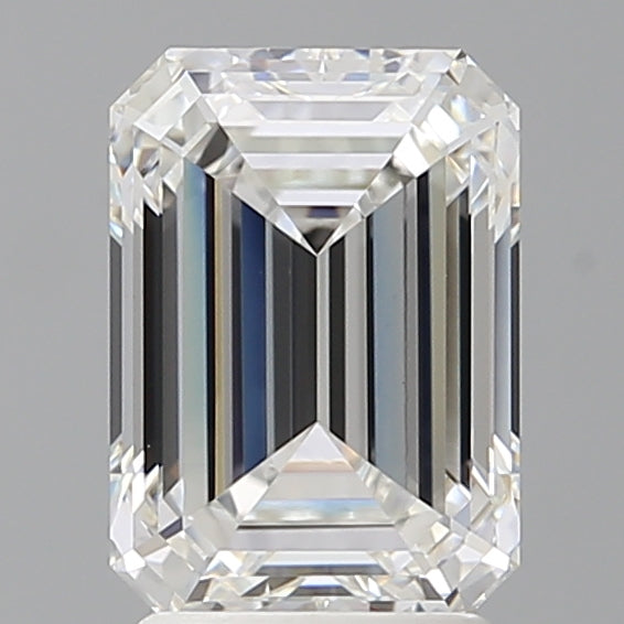 2.59 Carat Emerald Shaped, Ideal Cut, E Color, VVS2 Clarity, IGI Certified Lab Grown Diamond