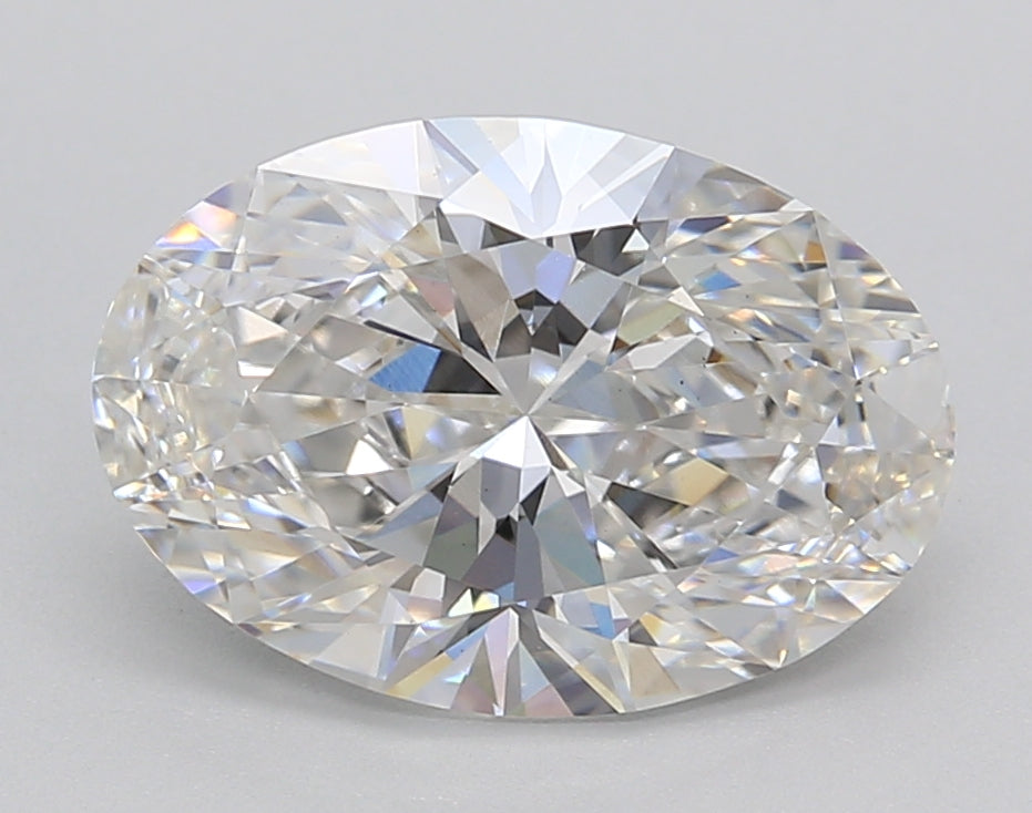 3.01 Carat Oval Shaped, Very Good Cut, F Color, VS1 Clarity, IGI Certified Lab Grown Diamond