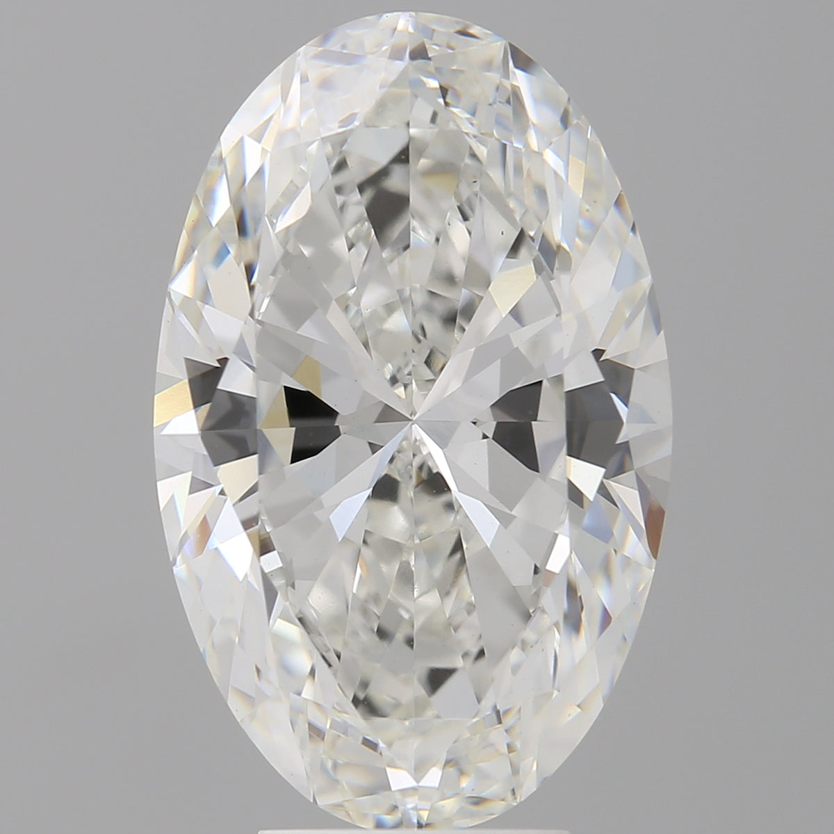 6.02 Carat Oval Shaped, Ideal Cut, F Color, VVS2 Clarity, IGI Certified Lab Grown Diamond