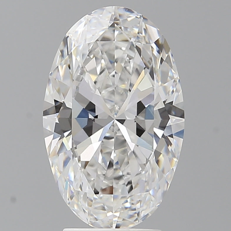 3.59 Carat Oval Shaped, Ideal Cut, E Color, VVS2 Clarity, IGI Certified Lab Grown Diamond