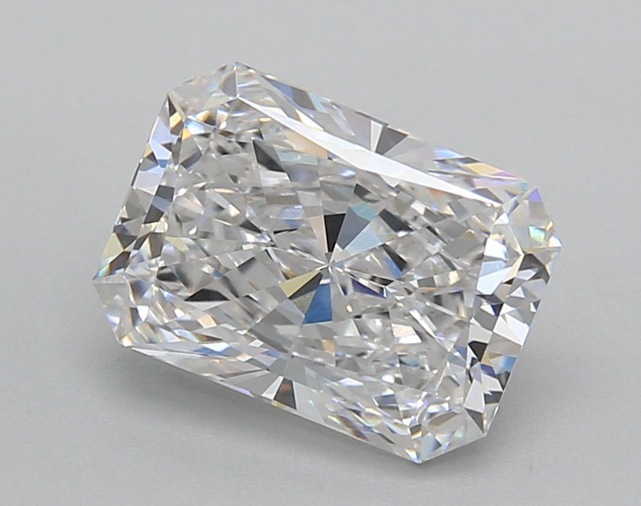 2.52 Carat Radiant Shaped, Excellent Cut, D Color, VS1 Clarity, IGI Certified Lab Grown Diamond