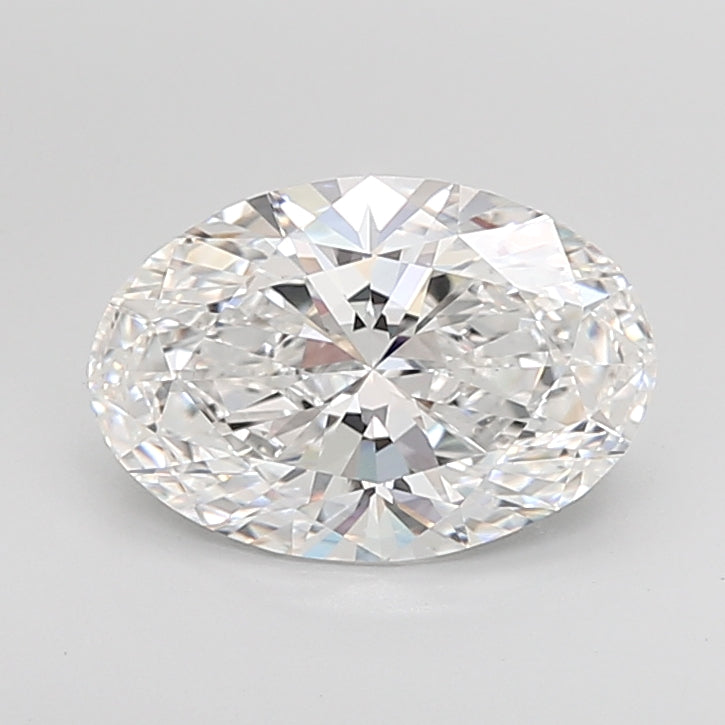 4.02 Carat Oval Shaped, Ideal Cut, E Color, VVS2 Clarity, IGI Certified Lab Grown Diamond