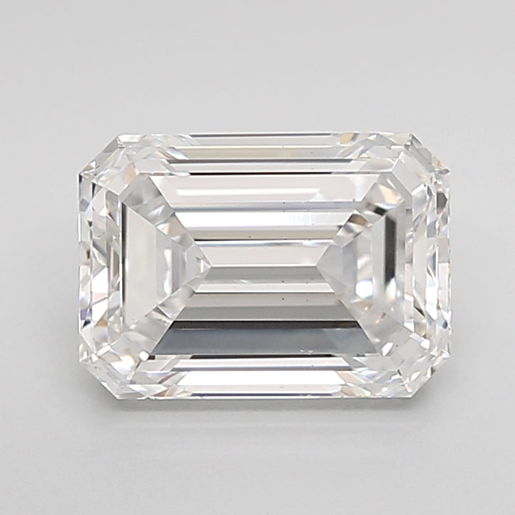 2.04 Carat Emerald Shaped, Excellent Cut, E Color, VS1 Clarity, IGI Certified Lab Grown Diamond