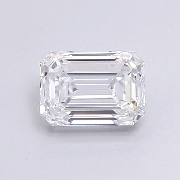 0.92 Carat Emerald Shaped, Very Good Cut, D Color, VVS2 Clarity, IGI Certified Lab Grown Diamond