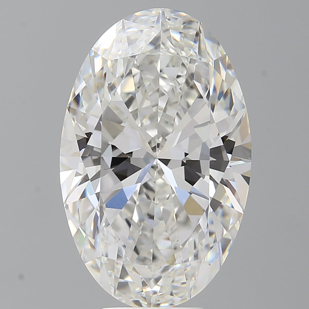 8.09 Carat Oval Shaped, Ideal Cut, F Color, VVS2 Clarity, IGI Certified Lab Grown Diamond