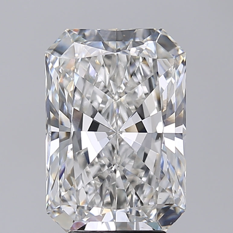 4.51 Carat Radiant Shaped, Excellent Cut, F Color, VS1 Clarity, IGI Certified Lab Grown Diamond