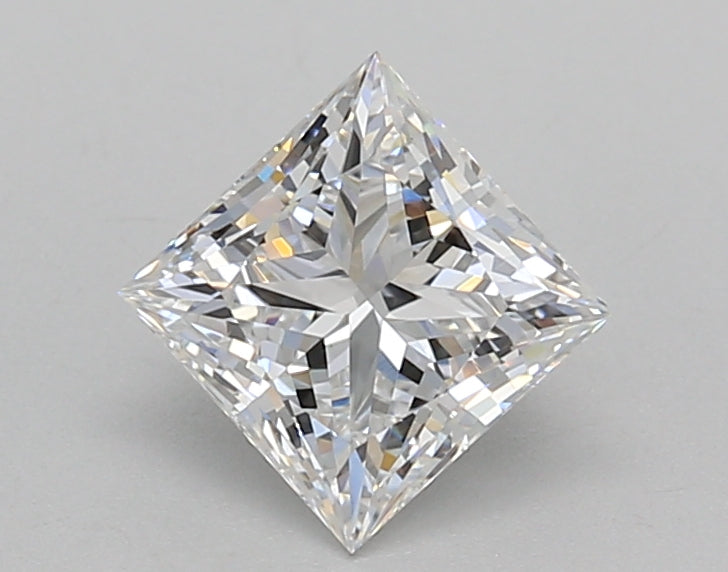 1.02 Carat Princess Shaped, Excellent Cut, E Color, VVS2 Clarity, IGI Certified Lab Grown Diamond