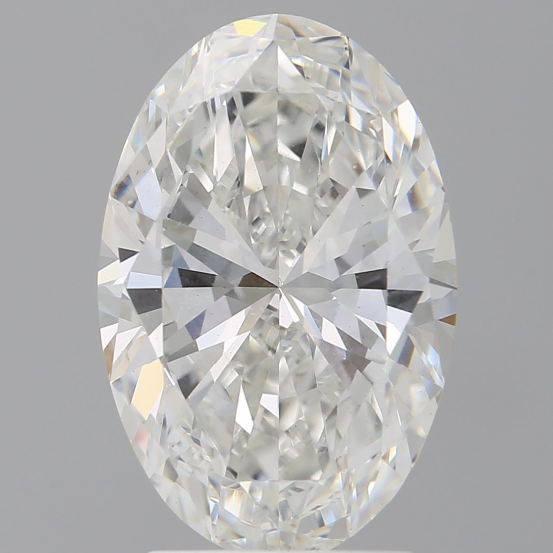 3.00 Carat Oval Shaped, Ideal Cut, F Color, VS1 Clarity, IGI Certified Lab Grown Diamond