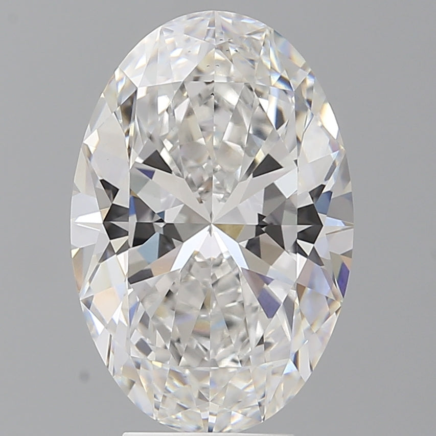 5.54 Carat Oval Shaped, Ideal Cut, F Color, VS1 Clarity, IGI Certified Lab Grown Diamond