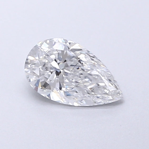 0.43 Carat Pear Shaped, Very Good Cut, D Color, VS2 Clarity, IGI Certified Lab Grown Diamond