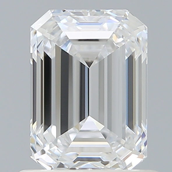 1.12 Carat Emerald Shaped, Ideal Cut, D Color, VVS2 Clarity, IGI Certified Lab Grown Diamond