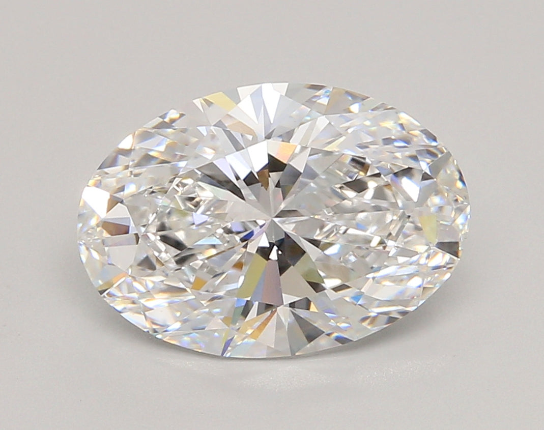 4.04 Carat Oval Shaped, Ideal Cut, D Color, VS1 Clarity, IGI Certified Lab Grown Diamond
